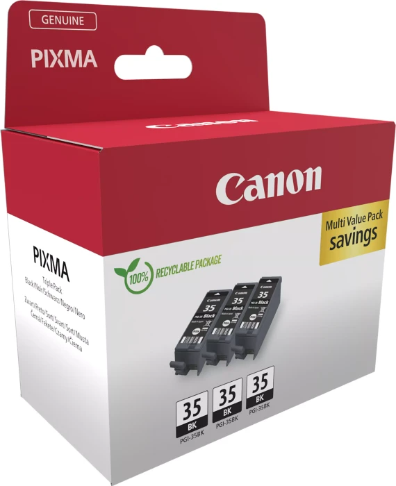 Canon Tinte PGI-35 schwarz, 3er-Pack