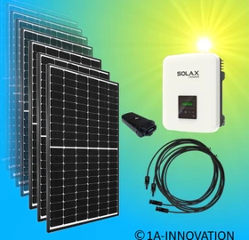 1A-Innovation SolaX Power X3-MIC-6K-G2 + Solarmodul 405W, 6kW, 6.08kWp