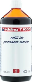 edding T1000 Permanentmarker Tintenflasche rot, 1000ml