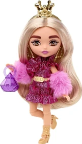 Mattel Barbie - Extra Minis Puppe mit goldener Krone