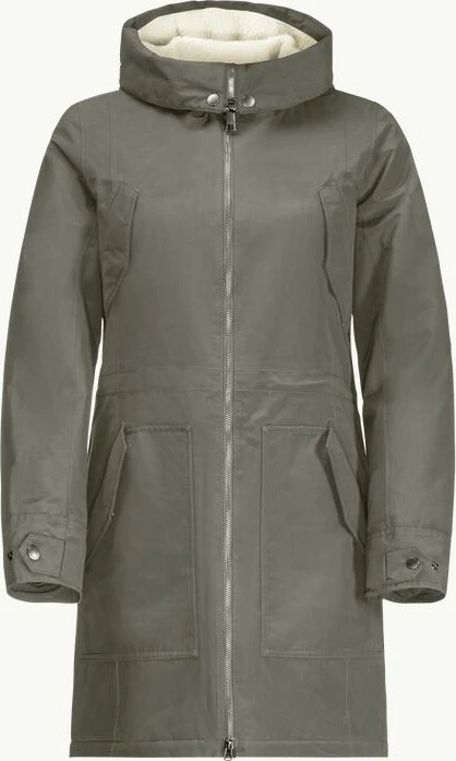 Jack Wolfskin Rocky Point Funktionsmantel dusty olive (Damen)