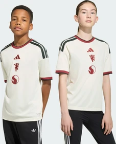 adidas Manchester United 2026/2027 Ausweichtrikot kurzarm ivory (Junior)