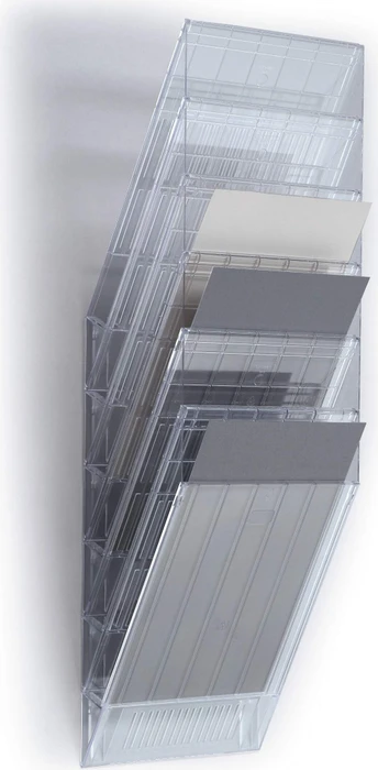 Durable Flexiboxx 6 Prospekthalter, 6 Fächer, A4, transparent (1709760400)
