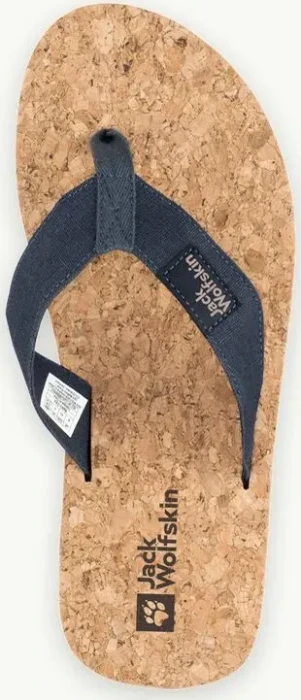 Jack Wolfskin Ecostride 2 Slipper blue/cork (Herren)
