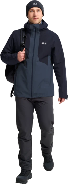 Jack Wolfskin Stonetrail 3in1 Funktionsjacke midnight sky (Herren)