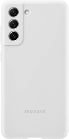 Samsung Silicone Cover für Galaxy S21 FE White