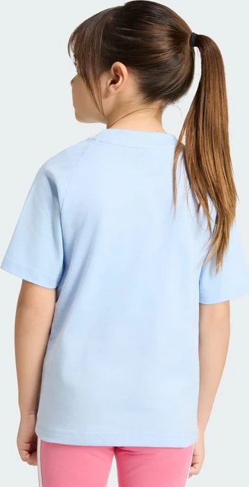 adidas Essentials T-Shirt kurzarm glow blue/white (Junior)