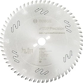 Bosch Professional Top Precision Best for Laminated Panel Abrasive Kreissägeblatt 60Z, 303x2.2x30mm, 1 Stück