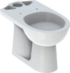 Geberit Renova Stand-WC für AP-Spülkasten aufgesetzt, Tiefspüler, Abgang vertikal weiß