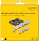 DeLOCK PCI Express x4 Karte zu 1 x SuperSpeed USB 20 Gbps, 1x USB-C 3.2, PCIe 3.0 x4 Vorschaubild