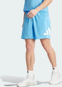 adidas Train Essentials Logo Training Trainingshose kurz blue burst/white (Herren)