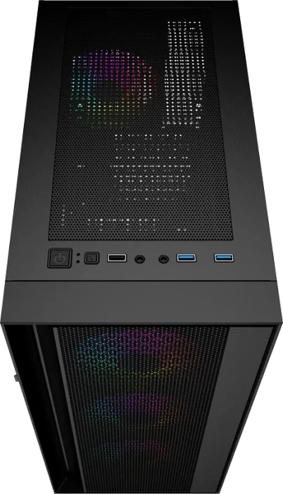 Gembird Fornax 4000W Black, Glasfenster