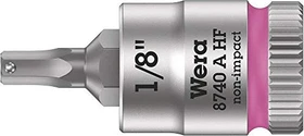 Wera 8740 A HF Zyklop Innensechskant Steckschlüssel 1/4" zöllig, 1/8"x28mm