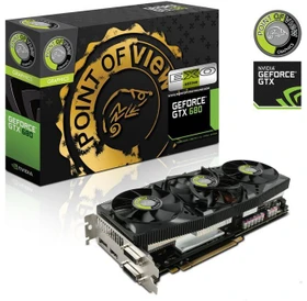 Point of View GeForce GTX 680 Exo, 4GB GDDR5, 2x DVI, HDMI, DP