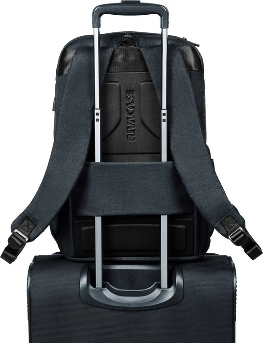RivaCase 8365 Biscayne ECO 17.3" carry-on Laptop-Rucksack, schwarz