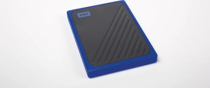 Western Digital WD My Passport Go, schwarz/blau, 500GB, USB-A 3.0