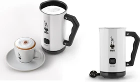 Bialetti MKF02 elektrischer Milchaufschäumer weiß