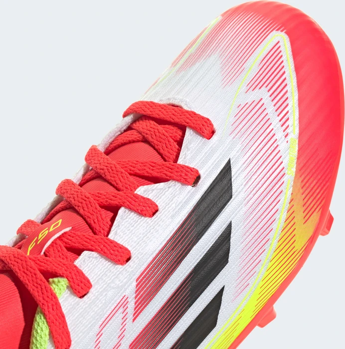 adidas F50 League FG/MG cloud white/core black/solar yellow (Junior)
