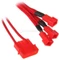 BitFenix Molex auf 3-Pin Adapter, sleeved, 20cm, rot Vorschaubild