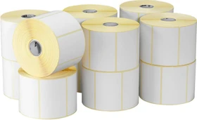 Zebra Thermoetiketten Z-Select 2000D, 57x32mm, weiß, 12er-Pack (25200 Etiketten)