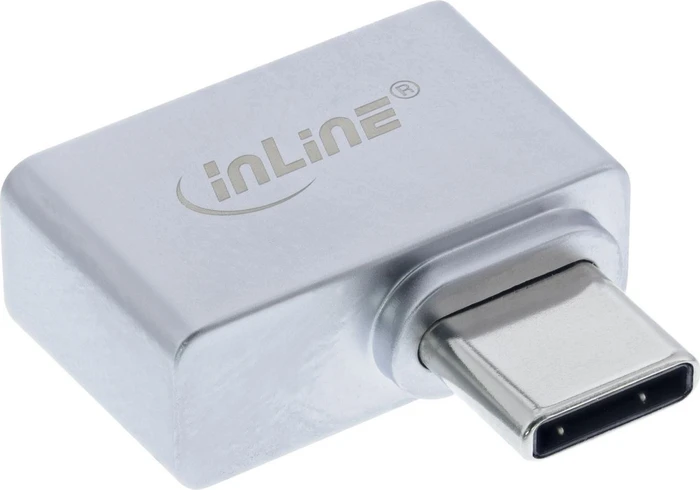 InLine Fingerabdruck Scanner, USB-C, silber/schwarz