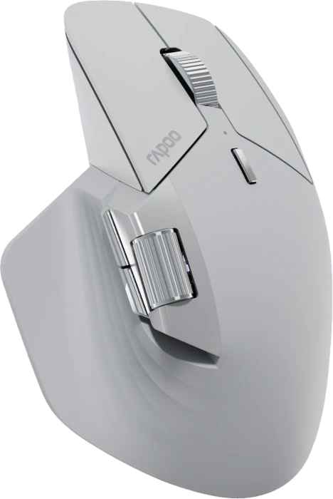 Rapoo MT760M Wireless Multi-mode Mouse grau/weiß, USB/Bluetooth
