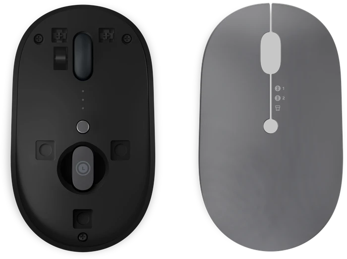 Lenovo Go Wireless Multi-Device Mouse Storm Grey, USB/Bluetooth