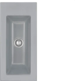 systemceram Mera 24 Einbau Becken mittig titan