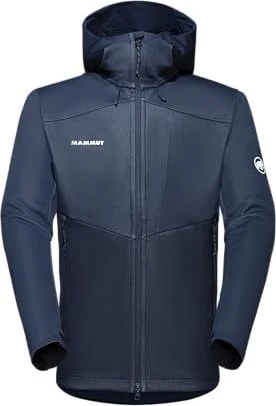 Mammut Ultimate VII SO Hooded Funktionsjacke marine (Herren)