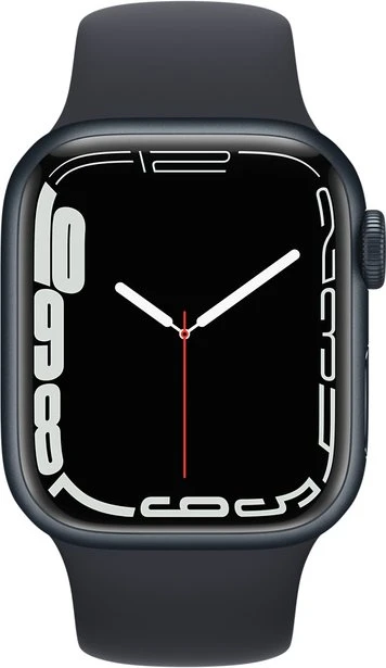 Apple Watch Series 7 (GPS) 41mm Aluminium Mitternacht mit Sportarmband Mitternacht