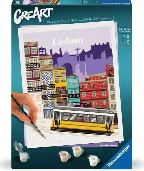 Ravensburger Malen nach Zahlen Farbenfrohes Lissabon