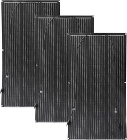 Aysolar 100W 12V Solarpanel Flexibel ETFE, 100Wp, 3 Stück, 300Wp