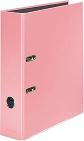 Falken PastellColor Ordner 2-Ring, 80mm, A4, flamingo pink, 5er-Pack