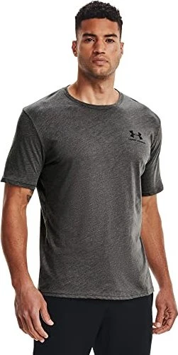 Under Armour Sportstyle Left Chest Funktionsshirt kurzarm grau (Herren)