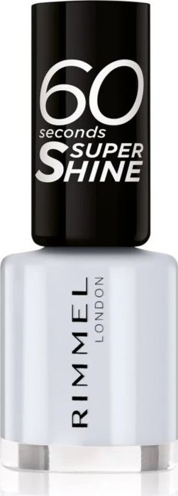 Rimmel 60 Seconds Super Shine Nagellack 703 White Hot Love, 8ml