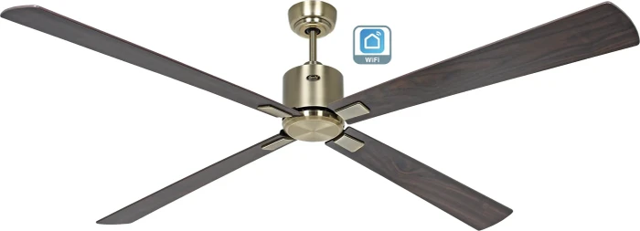 CasaFan Eco Neo III 180 MA-NB/KI WiFi Deckenventilator nuss/kirsche/messing antik