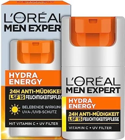 L'Oréal Men Expert Hydra Energy 24h Anti-Müdigkeit Feuchtigkeitspflege LSF15, 50ml