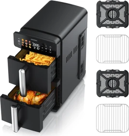 Arendo 307606 Dual Vertical Air Fryer