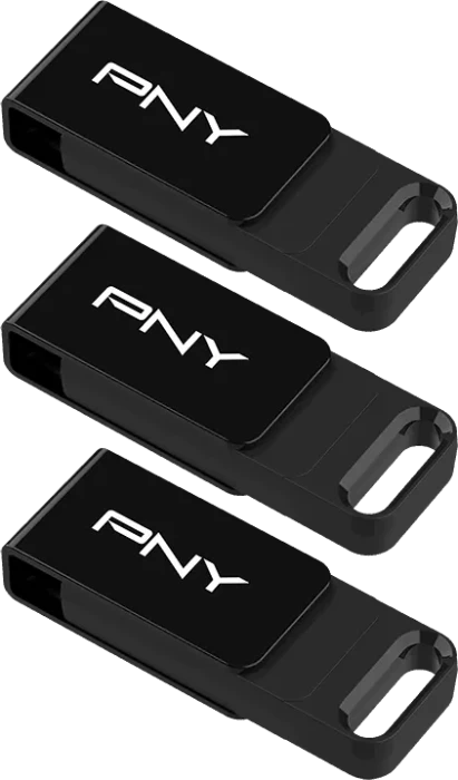 PNY Elite Type-C 128GB, USB-C, USB 3.2 Gen 1×1, 3er-Pack