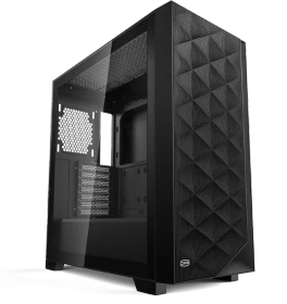 PCCooler C3D510 BK ARGB, schwarz, Glasfenster