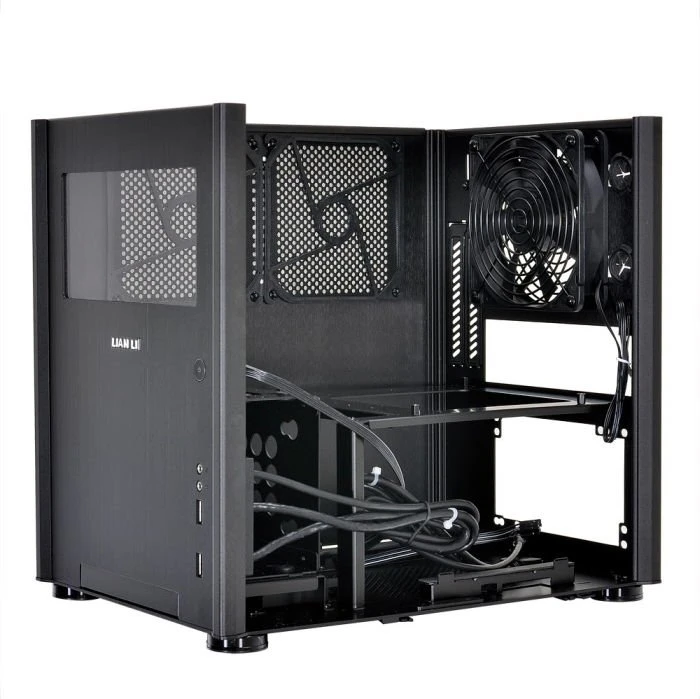Lian Li PC-Q36WX schwarz, Acrylfenster, Mini-ITX