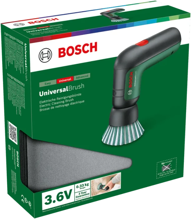 Bosch UniversalBrush Akku-Reinigungsbürste inkl. Akku 2.0Ah