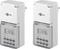 Wentronic goobay digitale Outdoor Wochenzeitschaltuhr mit Schutzklappe, IP44, weiß, 2er-Pack Vorschaubild