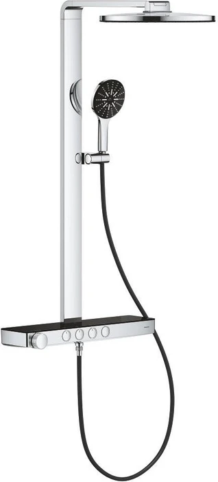 Grohe Spa Rainshower Aqua Pure rund 15l chrom schwarz