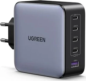 Ugreen Nexode Ladegerät 5-Port GaN 100W schwarz/grau