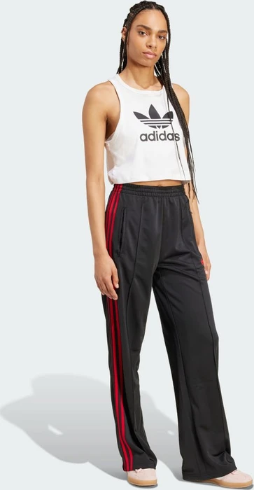 adidas Classic Firebird Loose Trainingshose lang black/better scarlet (Damen)