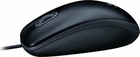 Logitech M100 V2 Refresh Optical Mouse dunkelgrau, USB