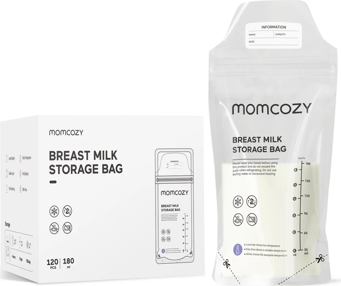 Momcozy Einweg-Muttermilchbeutel, 120 Stück