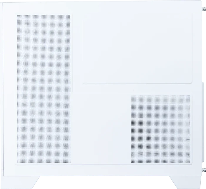 Zalman D40 White, weiß, Glasfenster