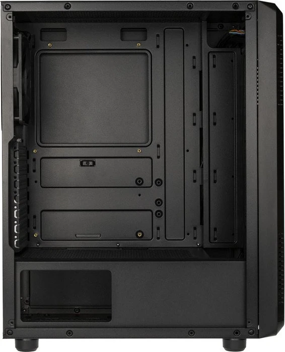 Zalman S4, schwarz, Acrylfenster